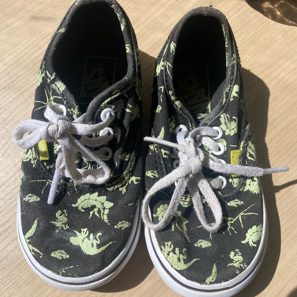 Glow in the dark Dino vans